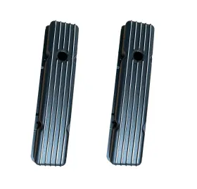 Fd-581ev2 Fdind Vintage Small Block Chevy Finned Aluminum Short Valve Covers Sbc 305 350 400