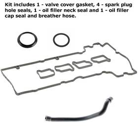 Febi Bilstein Epsadlink3282 Complete Valve Cover Gasket Seal Kit With Breather Hose 2003-05 Mercedes C 230
