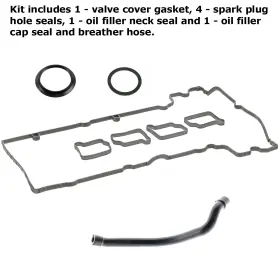 Epsadlink3282 Febi Bilstein Complete Valve Cover Gasket Seal Kit With Breather Hose 2003-05 Mercedes C 230