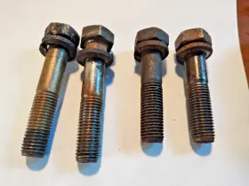 4189404 Fiat 850 Spider Coupe Sedan Set Of 4 Engine To Transmission Bell Housing Bolts