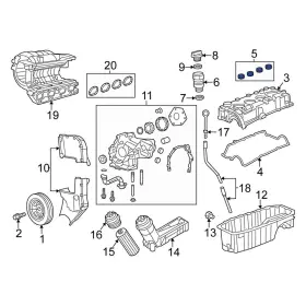 4892687ae Fiat Oe For 500 2012 Engine Valve Cover Washer Seal