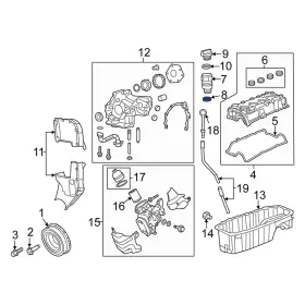 68152165aa Fiat Oe For 500 2017-2019 Engine Oil Filler Tube Seal