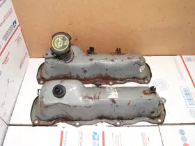 0g-948-aa Ford 1991-2000 Explorer Ranger 4.0l Ohv Steel Valve Cover Set Lh And Rh Grey Oem