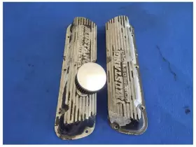 350.fd1f89 Ford 1987-1993 Mustang Gt Lx 5.0l Front Pair Valve Covers Paint Peeling 2516