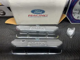 M-6582-a427 Ford 655255117517 Nos Racing Cobra Le Mans Valve Covers - Polished Aluminum