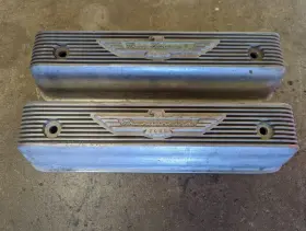B5s-6582-b Ford 1955-57 Thunderbird Valve Covers Aluminum Y Block 272 292 312