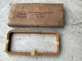 B6a-6521-a Ford 1954-1959 Valve Push Rod Cover Gasket Without Grommets Ten