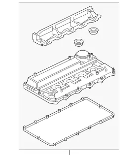 Bk3z-6582-a Ford Genuine Valve Cover