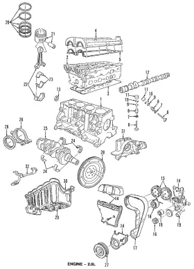 F6rz-6582-ba Ford Genuine Valve Cover