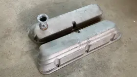 Fize-6a513 Ford 1987 - 1993 Mustang Fox Factory Aluminum 5.0 302 Valve Covers Ship Free