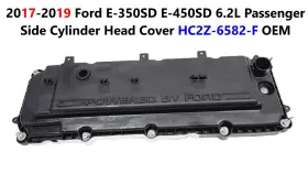 Hc2z-6582-f Ford 2017-2019 E350sd E450sd 6.2l Passenger Side Cylinder Head Cover