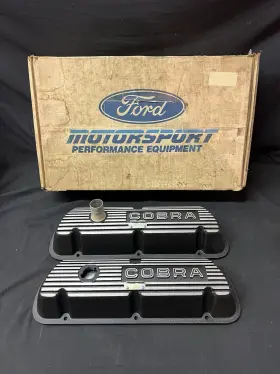 M-6582-f302 Ford Nos Motorsport Shelby Cobra Valve Covers 289 302 351w Sbf Mustang