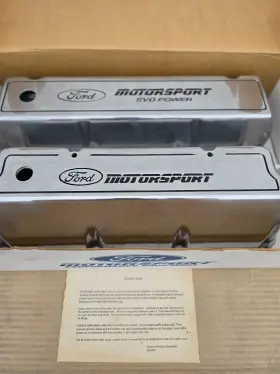 M-6582-t351 Ford Motorsport Svo Polished Aluminum Valve Covers Nos Racing