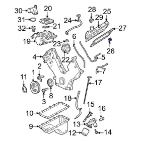 2c2z6c518aa Ford Oe For F-150 2004-2010 Engine Valve Cover Washer Seal