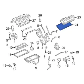 3l3z6584ea Ford Oe For F-150 2004-2006 Right Engine Valve Cover Gasket