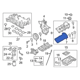 Aa5z6584a Ford Oe For Explorer 2013-2014 Left Engine Valve Cover Gasket