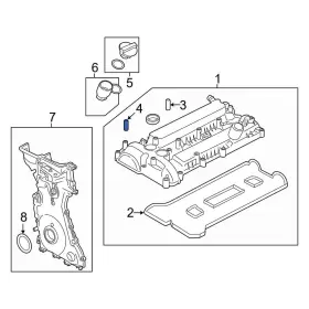 Ag9z00812d Ford Oe For Mustang 2015-2023 Engine Valve Cover Stud