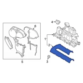 Bm5z6584b Ford Oe For Fusion 2013-2014 Engine Valve Cover Gasket