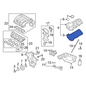 Br3z6584b Ford Oe For F-150 2011-2023 Right Engine Valve Cover Gasket