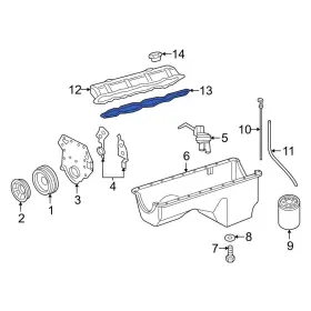 E3tz6584f Ford Oe For E-350 Econoline 1985-1994 Engine Valve Cover Gasket