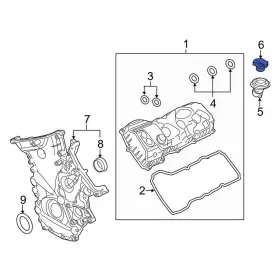 El3z6766a Ford Oe For F-150 2011-2016 Engine Oil Filler Cap
