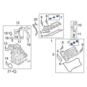 Jt4z6584e Ford Oe For F-150 2021 Engine Valve Cover Washer Seal