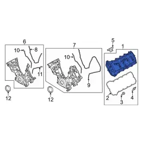 Kr3z6582b Ford Oe For F-150 2014-2017 Left Engine Valve Cover Kr3z6582b Ford Oe For F-150 2014-2017 Left Engine Valve Cover
