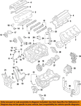 Fg1z6582e Ford Oem 14-19 Explorer Valve Timing Covers-valve Cover