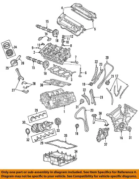 Yl8z6582ca Ford Oem 01-04 Escape Enginetransaxle Engine Parts-valve Cover