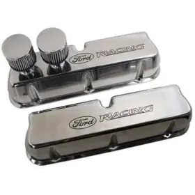 M-6582-ct2 Ford Performance Racing Valve Covers 289 302 351w Logo Polished