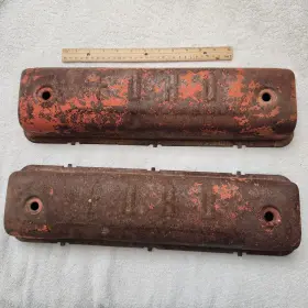350.fd8956 Ford Truck Set Of 2 272 292 Y Block Valve Covers Free Shipping