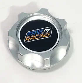 Hns-0001 Fr12 Racing -hns-0001 Silver Cnc Engine Oil Filler Cap For Mustang F-350 F-150 Super Duty
