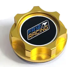 Ol-cp-gd-0004 Fr12 Racing Billet Gold Engine Oil Cap Carbon Fiber For Rav4 Celica Gts Gt-s 2zz-ge Jdm