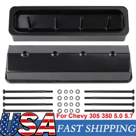 Rsrv19866 Gearzaar Center Bolt Valve Covers Fabricated Aluminum For Chevy Vortec 305 350 5.0 5.7