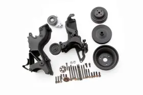 10237282 General Motors 96-00 Chevy Gmc Truck 2500 3500 454 7.4 Serpentine Belt Brackets Ps Alt Ac Oem