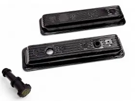 12555266 General Motors 1994-1997 Camaro Trans Am Impala 5.7l Lt1 Engine Valve Covers Pair Oil Fill Oem