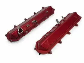 12706988 General Motors 2020-2023 Chevy Corvette Lt2 C8 Red Valve Rocker Arm Covers Oem Gm