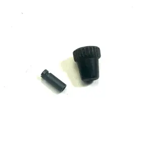 3794017 General Motors Corvette Original Clock Reset Knob And Nut Black 1977-1982