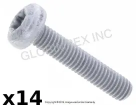 N-101-562-07 Genuine Porsche For 2012-2016 Breather Cover Bolt 6 X 30 Mm 14 Pcs