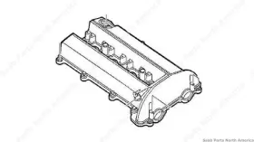 55555825-aa Genuine Saab Valve Cover For 2004-2005 9-3