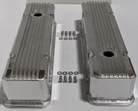 Gh1383-pol Gh Pontiac Polished Fabricated Finned Aluminum Valve Covers 389 350 428 455 Return