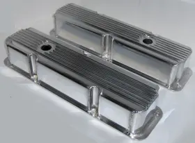 Gh1411-pol Gh Ford Fe Polished Fabricated Aluminum Tall Valve Covers 352 390 427 428 Return