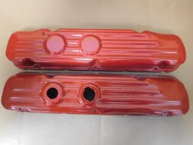 1246745 Gm 1246744 Buick And Stamped Steel Valve Covers Dated 104/106