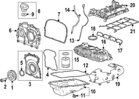 12736211 Gm Genuine Valve Cover