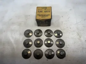 839570 Gm General Motors Chevrolet Division 12 Nos 1941-47 Chevy Six Cylinder Intake Valve Stem Covers #839570