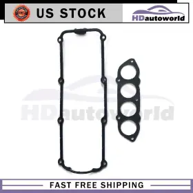 Hd12417to740wr Hdautoworld Valve Cover Gasket 1998-2001 Fit For Volkswagen Golf Beetle Jetta 2.0l L4 Sohc
