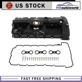 Hdt181df36988 Hdautoworld Fits 13-18 Bmw 128i-528i X1 X3 X4 X5 3.0l Valve Cover With Gasket 281-2&11127552281 Hdt181df36988 Hdautoworld Fits 13-18 Bmw 128i-528i X1 X3 X4 X5 3.0l Valve Cover With Gasket 281-2&11127552281