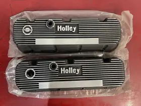 140r-6b Holley 140r6b New Old Stock Big Block Chevy Aluminum Valve Covers