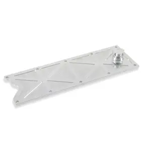 241-367 Holley Natural Billet Valley Cover With Oil Fill For Ls1 Ls6 Engines