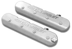 241-400 Holley Aluminum Valve Covers Gm Ls1/ls2/ls3/ls6/ls7 Engines Tall-style B